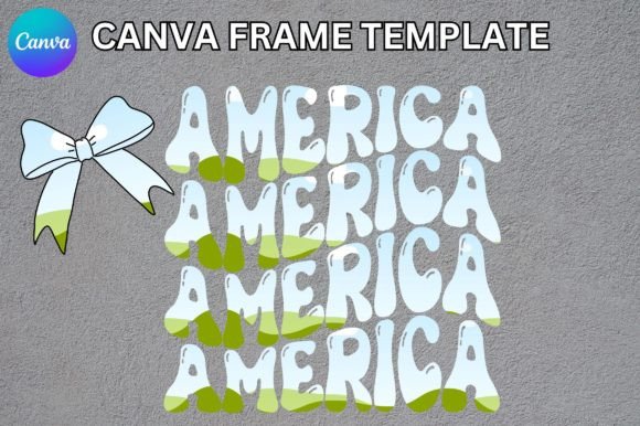 America Coquette Canva Frame Template: A Designer's Guide