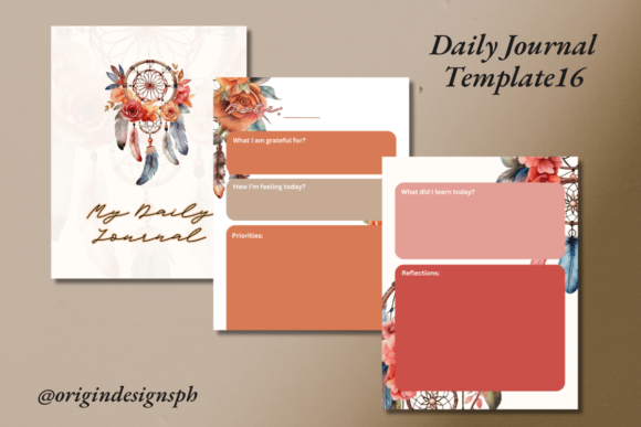 Canva Daily Journal Template16: A Fresh Approach to Print Design