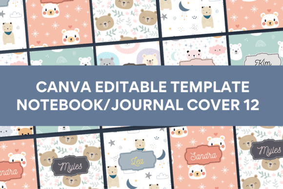 Canva Template Notebook/Journal Cover12: Your Ultimate Design Shortcut