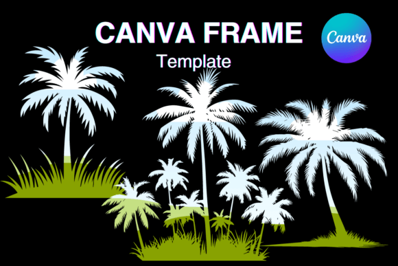 Coconut Palm Tree Canva Frame Template_3: A Designer's Guide