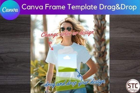 Instant Professional T-shirt Designs: The Canva Frame Solution