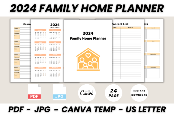Master Your Year: The Ultimate 2024 Family Home Planner