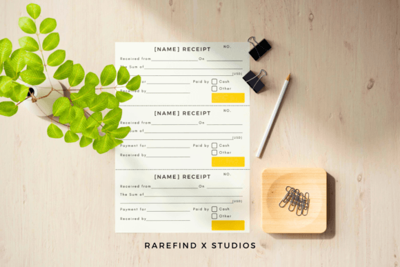 Professional Receipt Templates for Canva Users