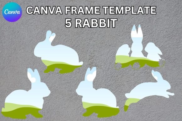 Rabbit Canva Frame Template: Creative Versatility