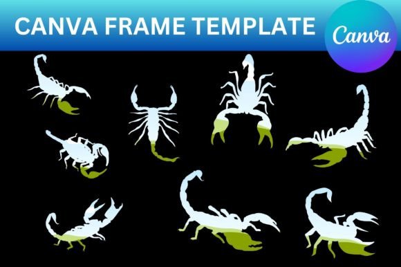 Scorpions Canva Frame Template: Add Bold Edge to Your Brand