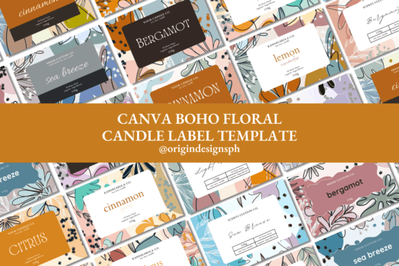Streamline Your Branding with a Canva Candle Label Template