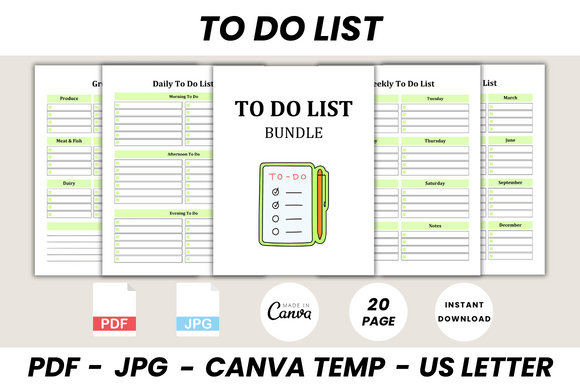 Streamline Your Workflow: The Ultimate To Do List Bundle