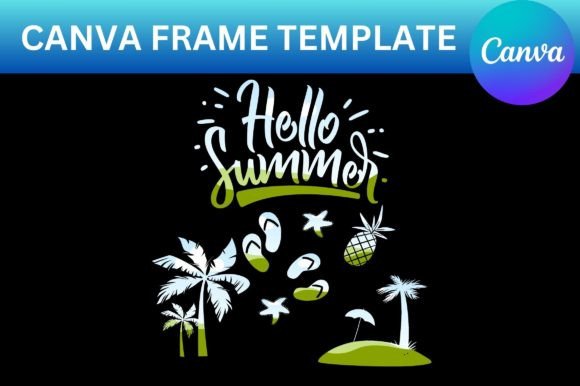 Summer Canva Frame Template: Editable Designs for Creators