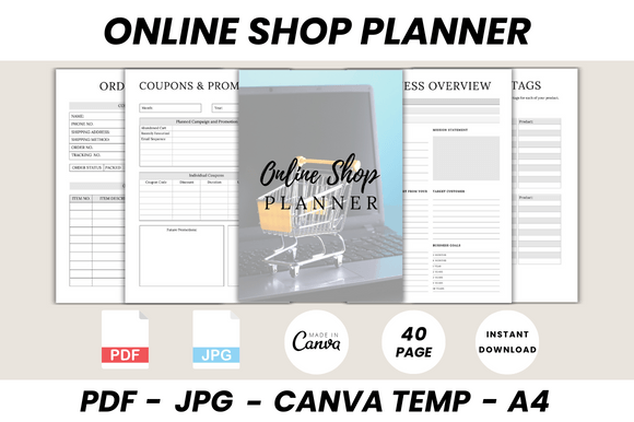 The Ultimate Online Shop Planner: Organize Your Business