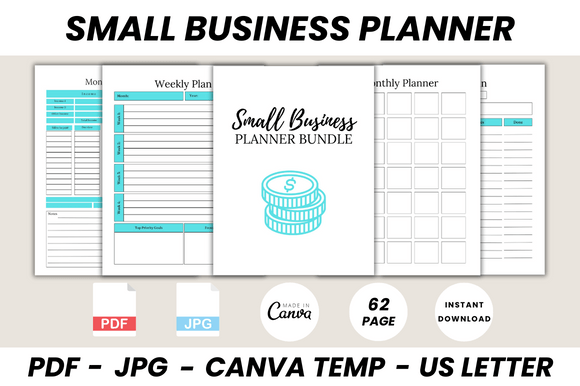 The Ultimate Small Business Planner: 62 Pages to Organize Your Empire