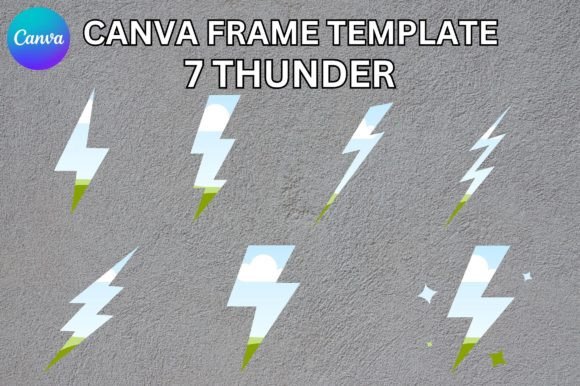 Thunder Canva Frame Template: Bold Visuals Made Simple