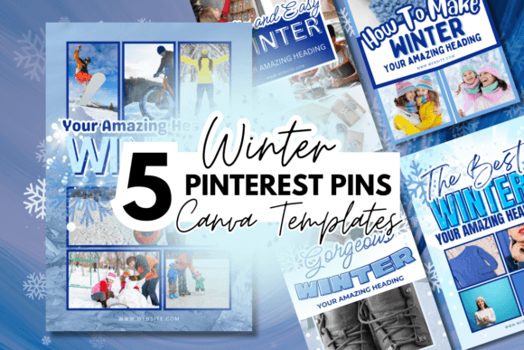 Winter-Themed Pinterest Canva Templates: A Designer's Guide